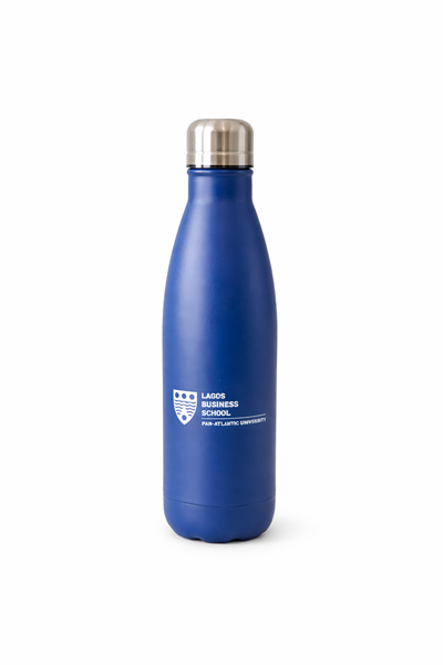 .Blue Stainless Steel Bottle Water.